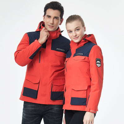 Chaqueta de Esquí para Hombre Impermeable Térmica Softshell Resistente al Viento - Image 3