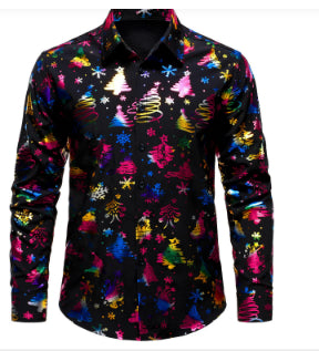 Camisa Manga Larga Estampado Floral para Hombre - Image 13