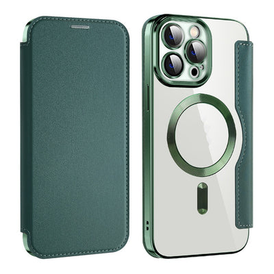 Funda Protectora con Cargador Inalámbrico Transparente y Soporte para Tarjetas - Image 11