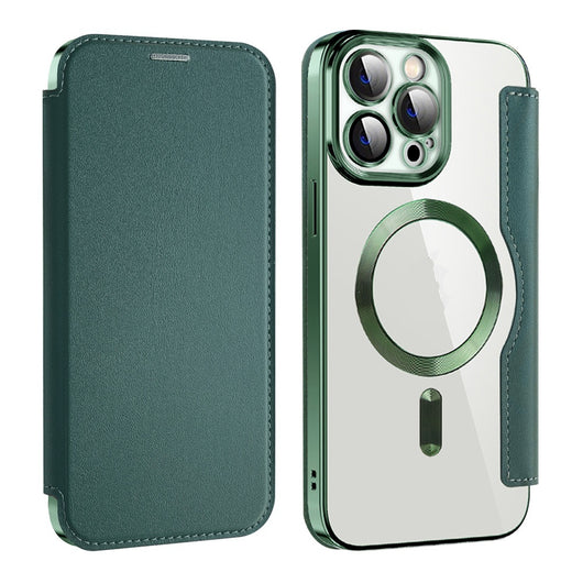 Funda Protectora con Cargador Inalámbrico Transparente y Soporte para Tarjetas - Image 11