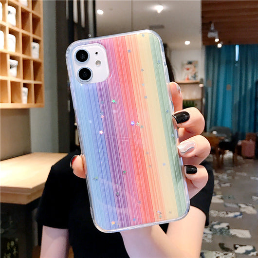 Funda iPhone 12 Pro Max Efecto Arcoíris con Resina Epoxi - Image 5