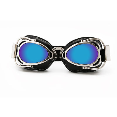 Gafas Protectoras Retro para Motocicleta - Estilo Piloto Harley con Protección Reflectante - Image 29