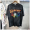 Men's T-shirt Letter Print Cotton Loose Urban Fashion Short Sleeve