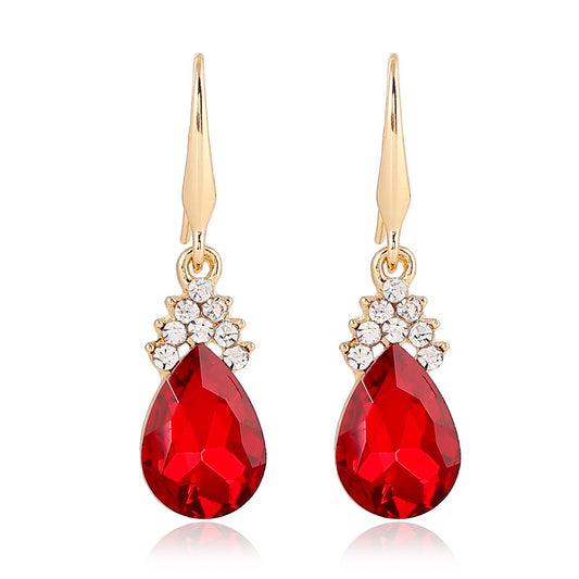 Conjunto de Collar y Aretes de Cristal Diamante para Mujer - Image 2