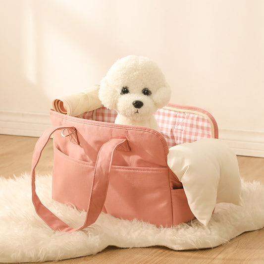 Bolsa de Transporte para Mascotas en Algodón Puro - Gran Capacidad