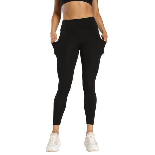 Pantalones Yoga Cintura Alta con Costuras de Diseño