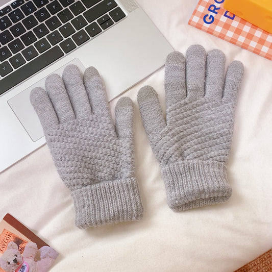 Guantes Escolares Japoneses de Dedo Completo con Diseño de Corazón - Image 2