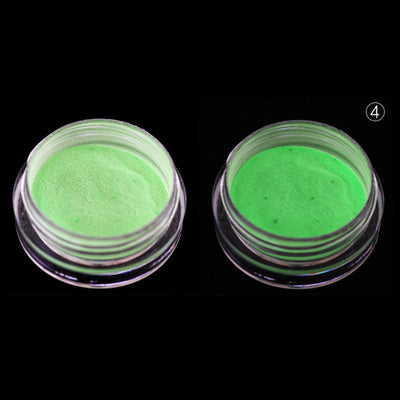 Polvo Espejo Mágico Luminoso 12 Colores - Efecto Fluorescente para Uñas - Image 7