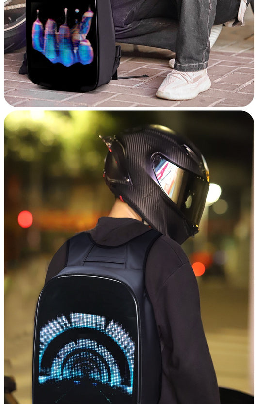 Mochila Inteligente con Pantalla LED Dinámica para Exteriores - Image 17