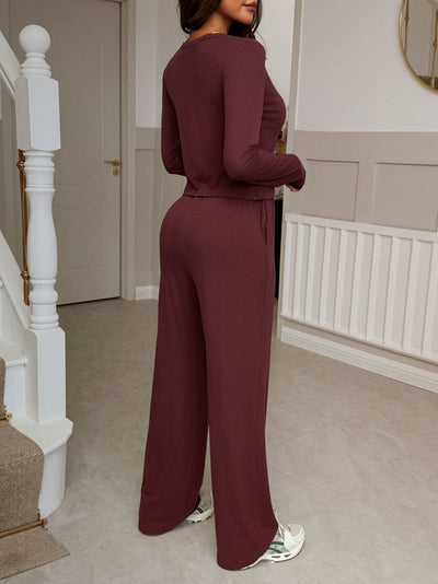 Conjunto Casual Europeo: Chaqueta y Pantalón para Viajes - Image 18