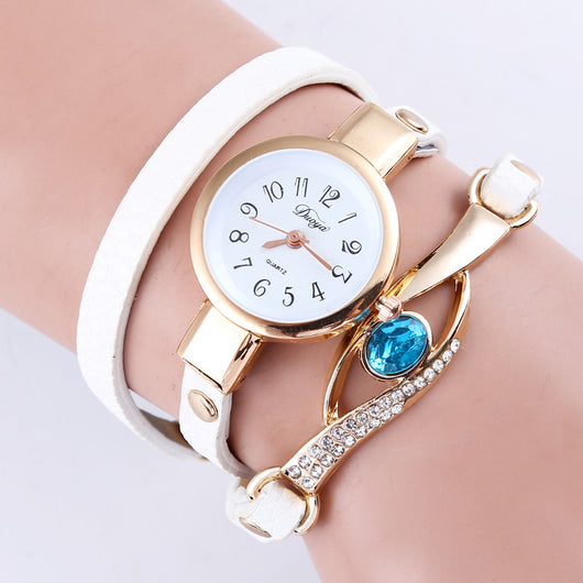 Reloj Pulsera de Cuarzo con Cristal Azul - Image 6