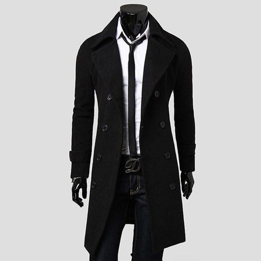 Abrigo Trinchera Clásico para Hombre - Image 2