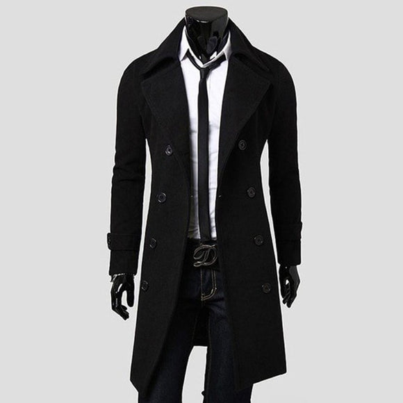Abrigo Trinchera Clásico para Hombre