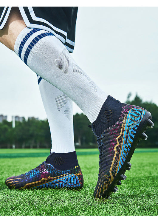 Botines de Fútbol Sala Alto Rendimiento con Tacos para Jóvenes - Image 19
