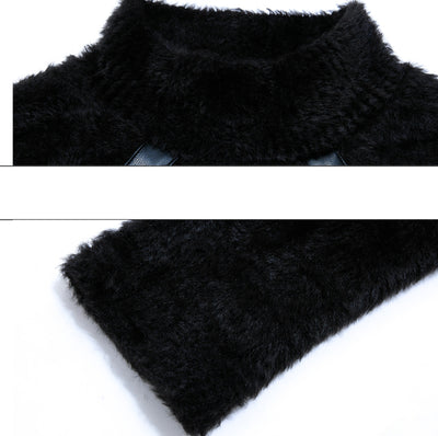 Abrigo Térmico Slim Fit Cuello Alto con Forro Peluche Cálido - Image 7