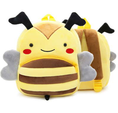 Mochila Escolar Infantil Arcoíris con Diseño Cartoon y Material Suave Peluche - Image 10
