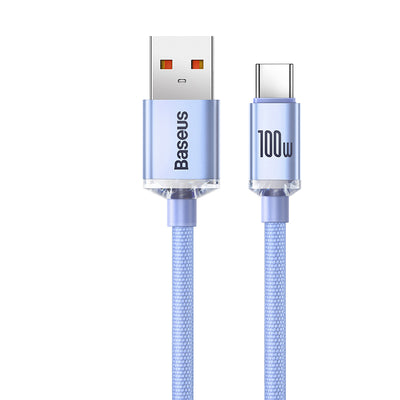 Cable USB-C de Carga Rápida 100W Crystal Shine - Transferencia de Datos - Image 10