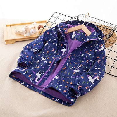 Chaqueta Abrigo Cortavientos Térmica para Niños - Image 5