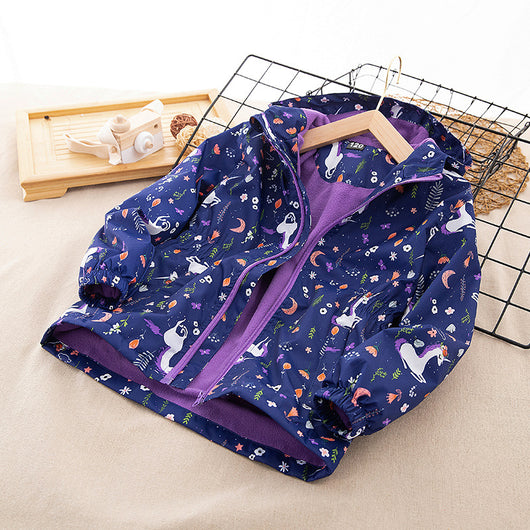 Chaqueta Abrigo Cortavientos Térmica para Niños - Image 5