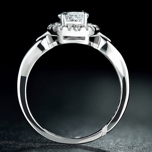 Anillo de Circonita Brillante - Diseño Diamante - Image 5