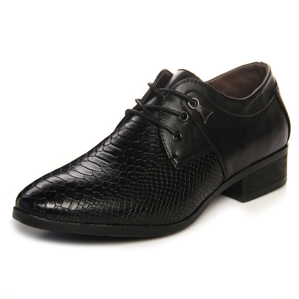 Zapatos Casuales Hombre Punta Afilada Estilo Británico