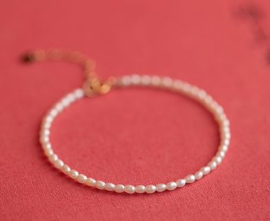 Pulsera de Perlas Naturales de Agua Dulce - Diseño Elegante Invierno - Image 8