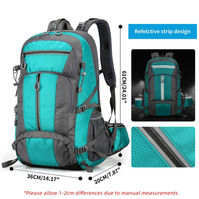 Mochila de Pesca 50L Capacidad Grande para Camping, Senderismo y Escalada - Image 4