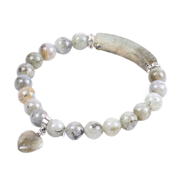 Pulsera de Piedra Labradorita Natural