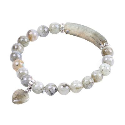 Pulsera de Piedra Labradorita Natural