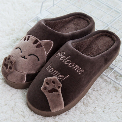 Pantuflas Invierno Gato Dibujos Animados - Cálidas, Antideslizantes y Suaves - Image 5