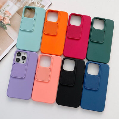 Funda Protectora con Cubierta Deslizante de Silicona para Celular - Image 8