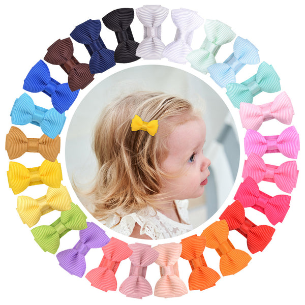 Pinzas Infantiles Colores Pastel con Diseño de Gota - Set de Clips para el Cabello