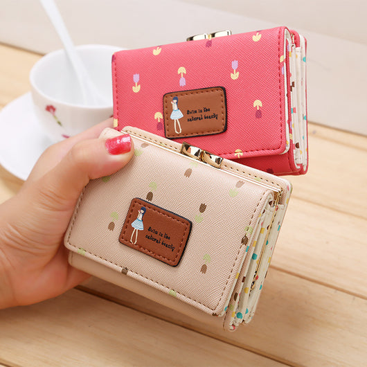 Billetera Compacta de Cuero PU Premium para Mujer - Cartera Mini Elegante - Image 3