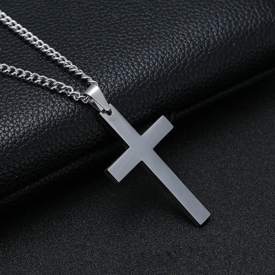 Colgante de Cruz para Hombre | Joyería Clásica de Acero Inoxidable - Image 13