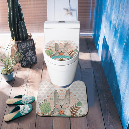 Tapete Antideslizante en U para Baño con Diseño Infantil - Image 6