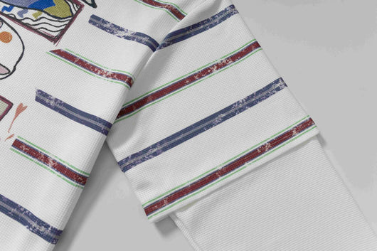 Sudadera Estampada a Rayas Falsa Dos Piezas - Look Trendy para Parejas, Hombres y Mujeres - Image 18