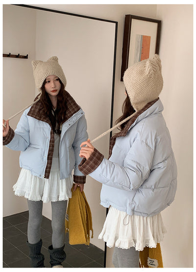 Chaqueta Acolchada Suelta de Algodón con Cuello Mao - Estilo Casual y Temperamental - Image 17