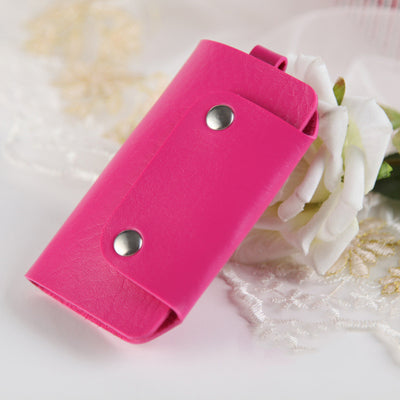 Estuche para llaves de cuero con botones de color - Image 13