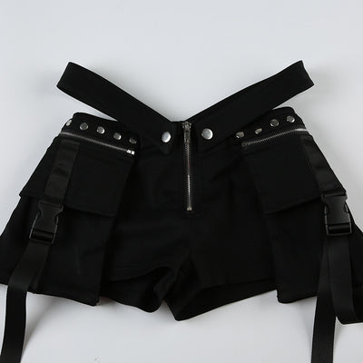 Shorts Casuales para Mujer con Diseño de Costura V y Cintura Ajustable - Estilo Hot Girl - Image 34