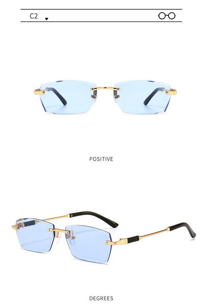 Gafas de Sol Frameless Color Gelatina - Estilo Personalidad - Image 22