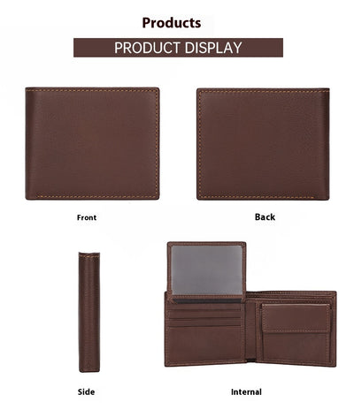 Billetera Retro de Cuero Genuino para Hombre - Image 11