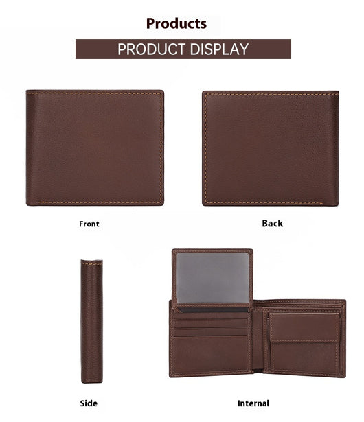 Billetera Retro de Cuero Genuino para Hombre - Image 11