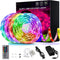 Tira LED RGB 5050 5M con Control Remoto - Iluminación Decorativa Flexible para TV y Habitación
