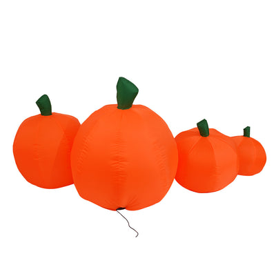 Fantasma Inflable Halloween con Rodajas de Calabaza para Exterior - Image 3