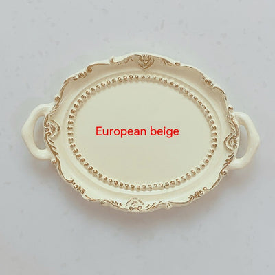 Plato Decorativo Multifuncional con Soporte de Resina - Joyero y Ornamento - Image 7