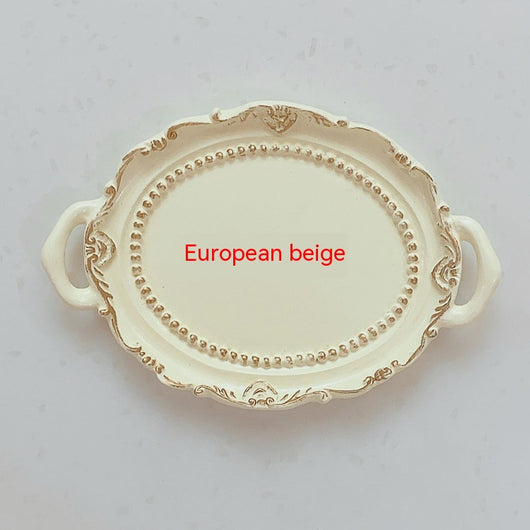 Plato Decorativo Multifuncional con Soporte de Resina - Joyero y Ornamento - Image 7