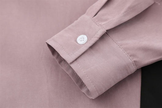 Camisa Manga Larga Contraste de Colores para Hombre - Image 18