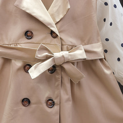 Gabardina Ligera de Largo Medio para Niñas - Image 3
