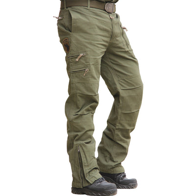 Pantalones Tácticos Militares Camouflage Hombre Pierna Recta Suelta