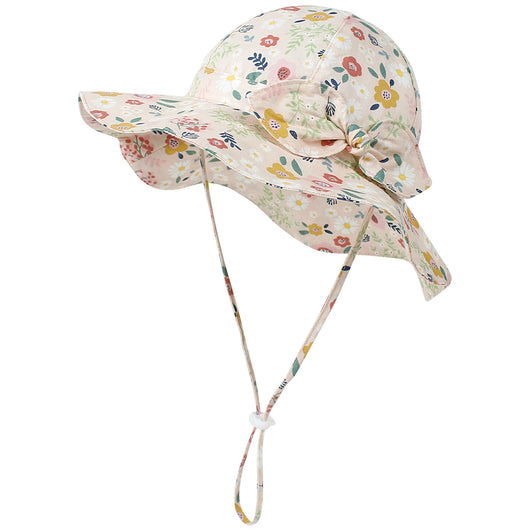 Gorro de Bebé Verano Algodón Floral Estilo Europeo - Image 31